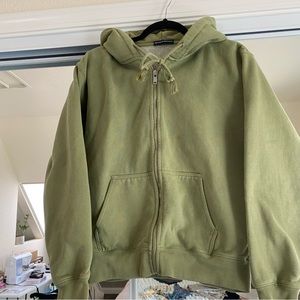 Brandy Melville Matcha Zipup Hoodie🍀